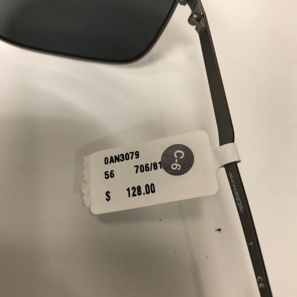 ARNETTE KALLIO AN3079 706 Gunmetal Polarized Dk Grey Aviator Sunglasses Nwt - Picture 3 of 10